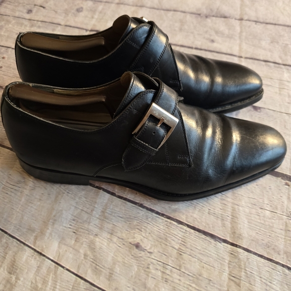 MAGNANNI MARCOL MEN\'S SHOES MONK STRAP BLACK LEATHER DRESS SIZE 11 main image 4